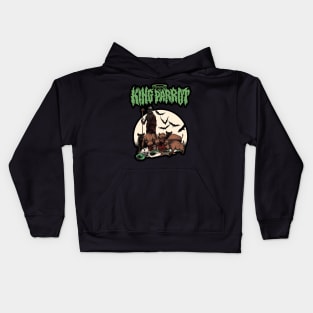 feeding frenzy hyena Kids Hoodie